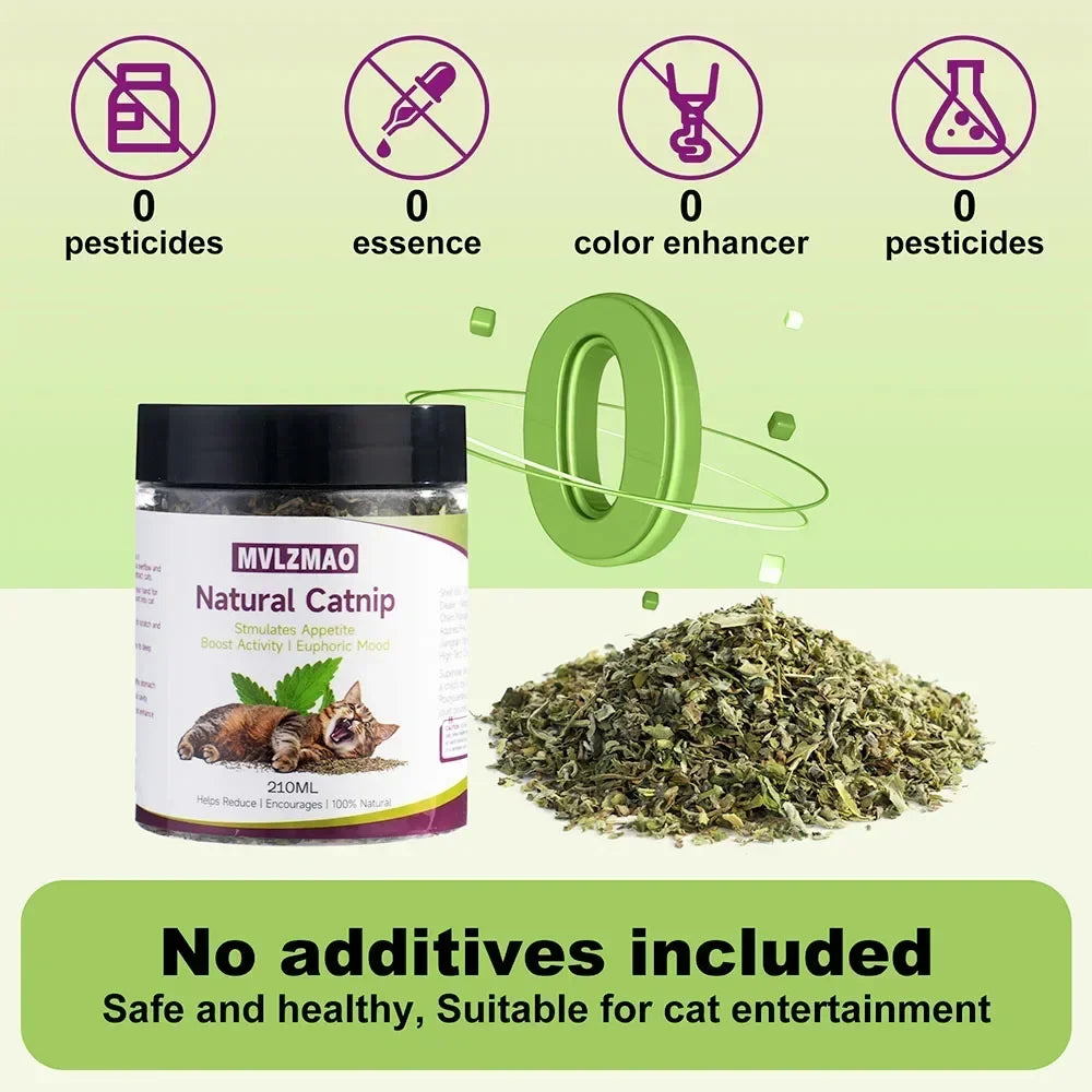 Cat Crack Catnip 100% Natural Safe & Non-Addictive Catnip Treats Used to Supplement Catnip Toys, Catnip Spray, & Cat Accessories