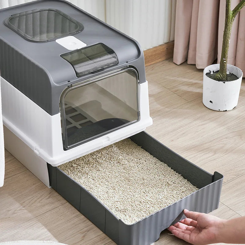 Cat Litter Box Oversize Rechargeable Sterilizing Deodorant