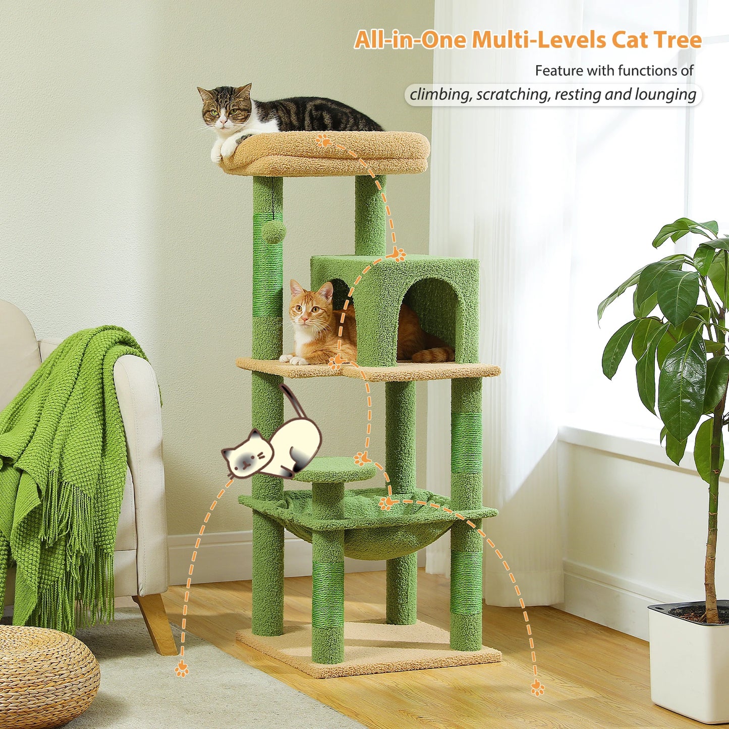 Multi-Level Cat Tree Medium size