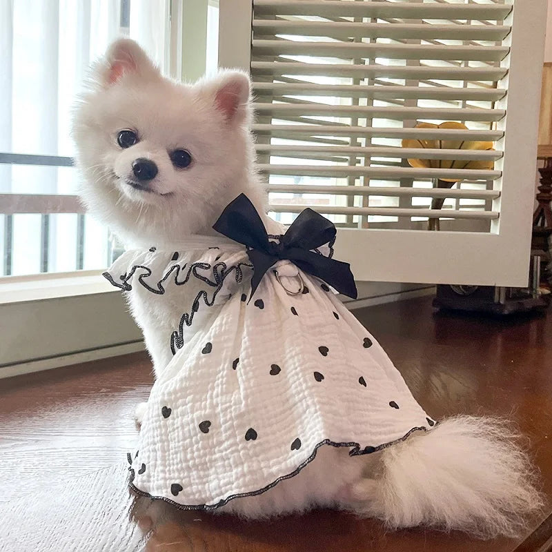 Pet Summer Dress with Bow