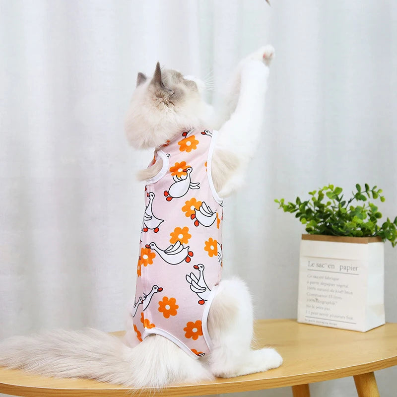 Anti-lick Vest Cat Surgery Recovery Clothing