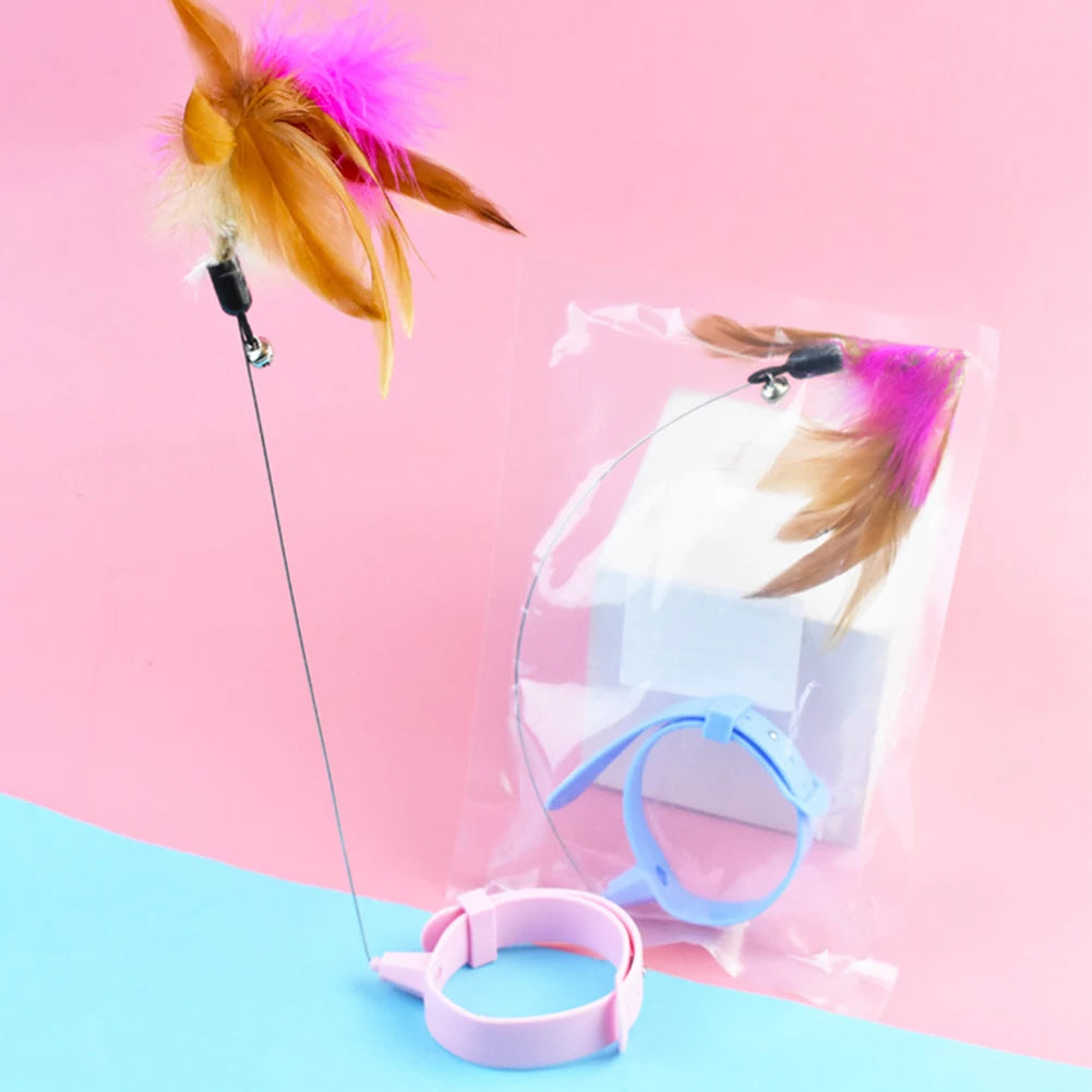 Cat Toy Indoor interactive feathers