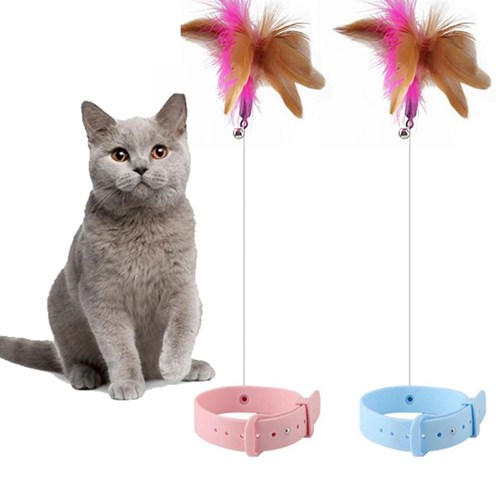 Cat Toy Indoor interactive feathers