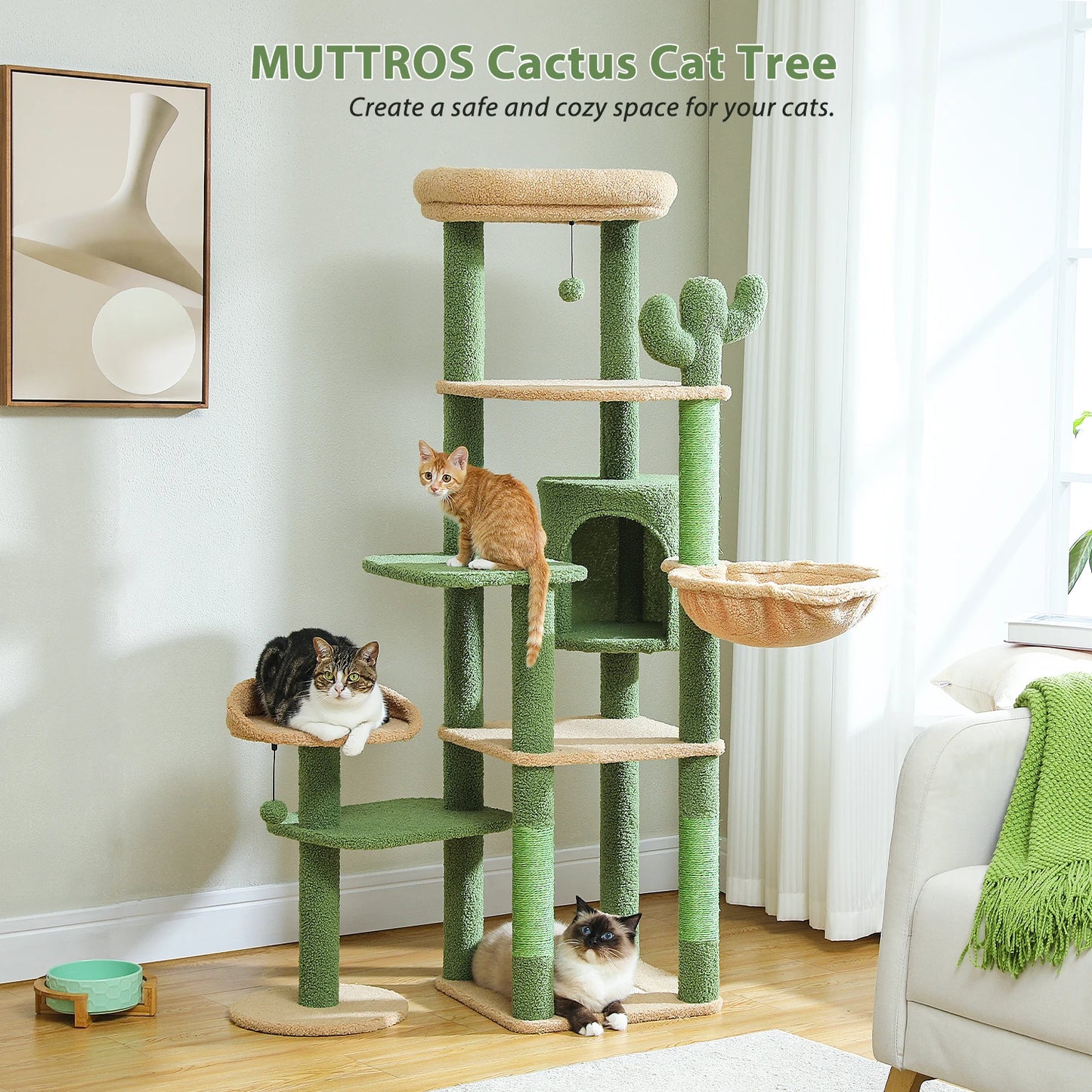 Cactus Cat Tree Large Tree