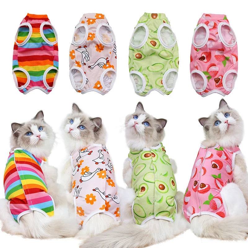 Anti-lick Vest Cat Surgery Recovery Clothing